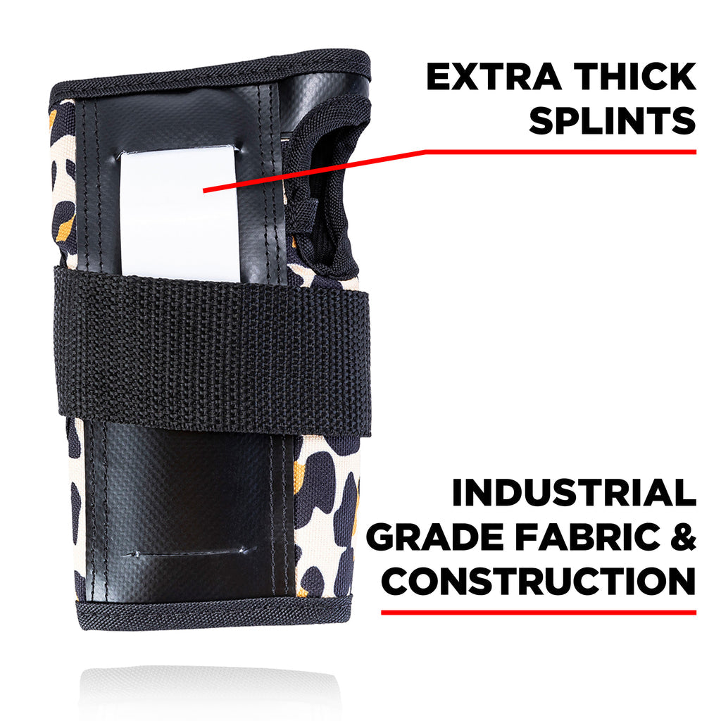 187 Wrist Guards - Moxi Leopard