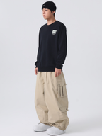 Searipe 3L Monochrome Baggy Cargo Pants - Men's