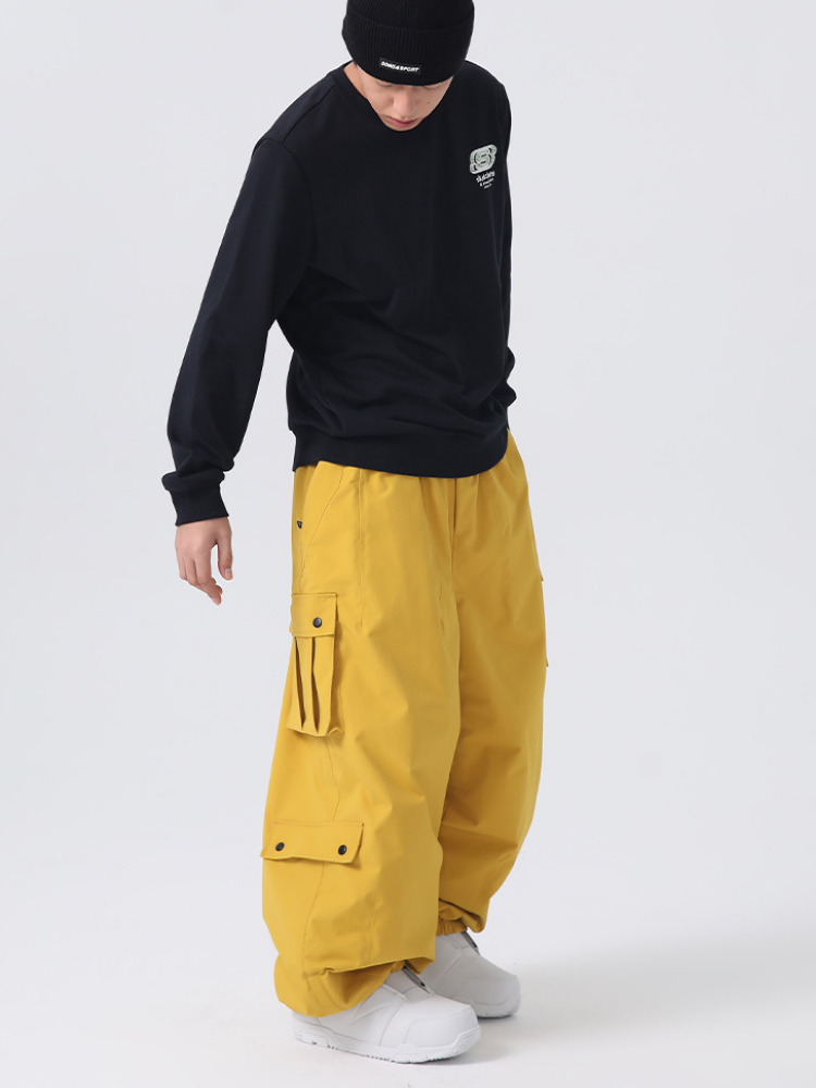 Searipe 3L Monochrome Baggy Cargo Pants - Men's